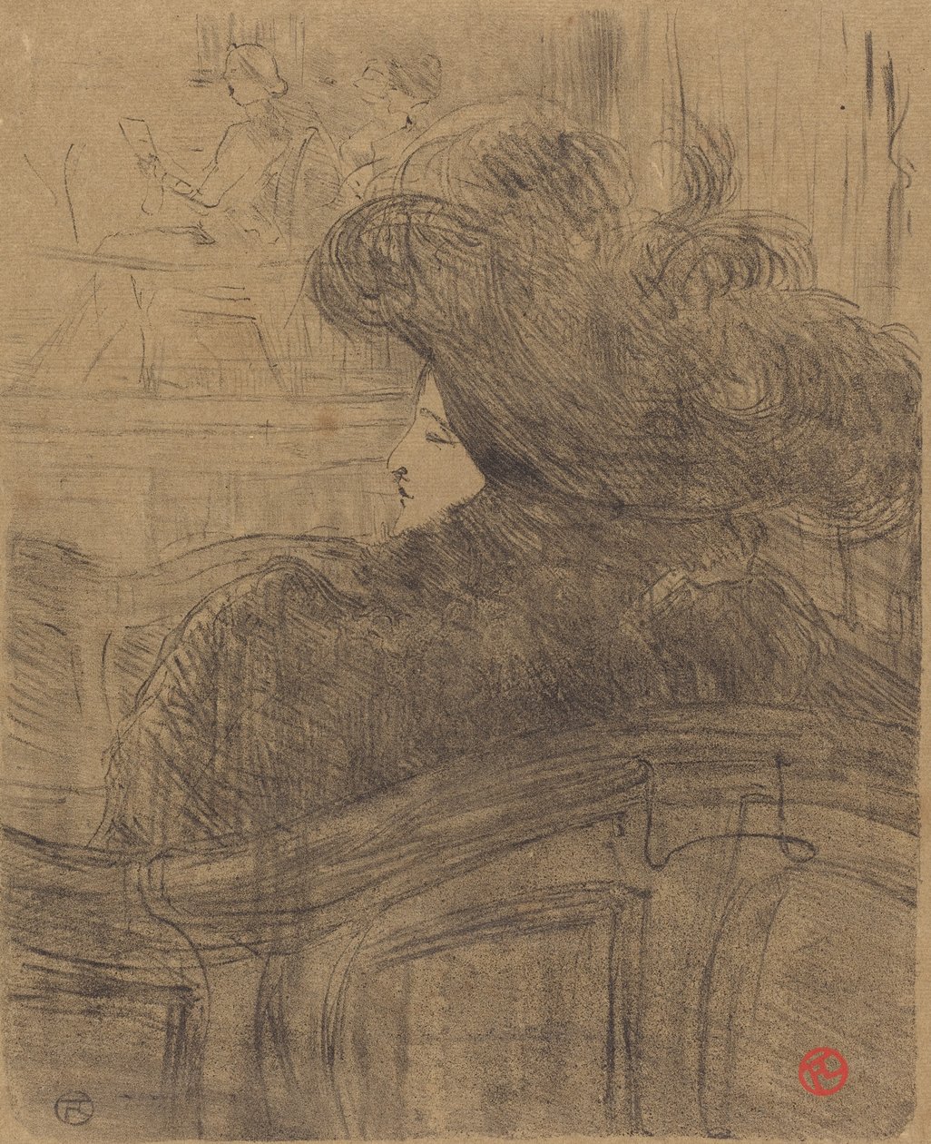 Cleo de Merode, 1896. od Henri de Toulouse Lautrec