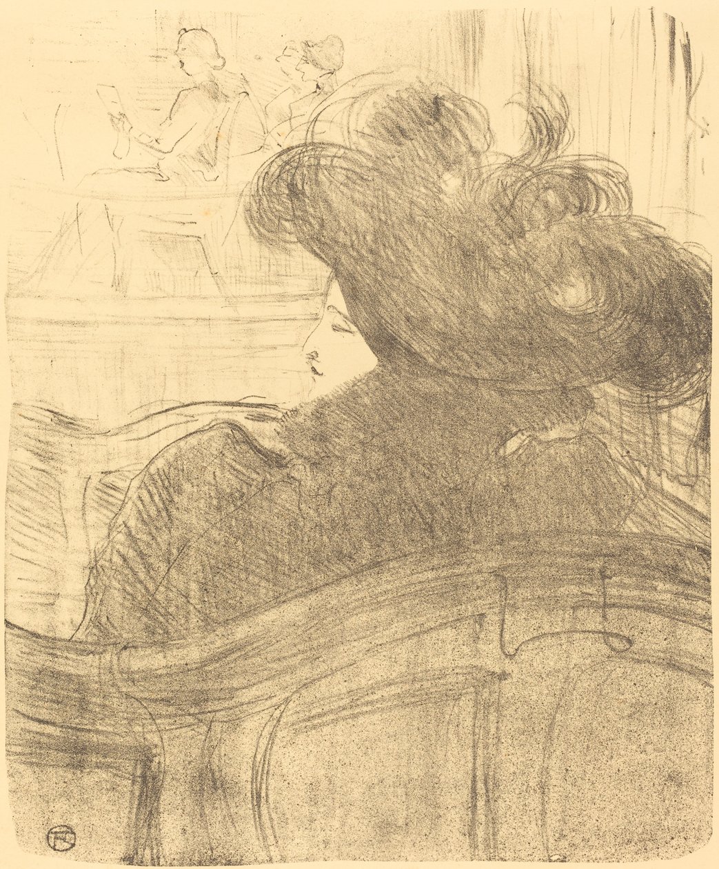 Cleo de Merode, 1896. od Henri de Toulouse Lautrec