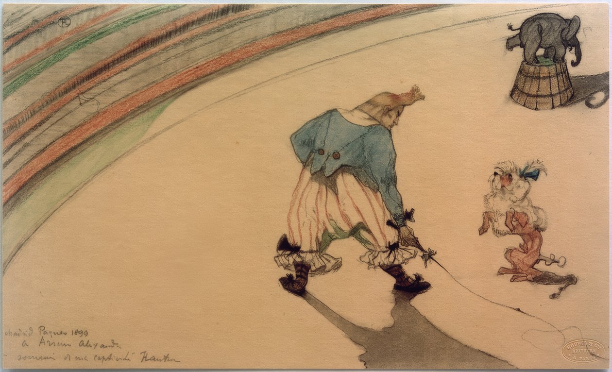 Trenér klaunů od Henri de Toulouse Lautrec