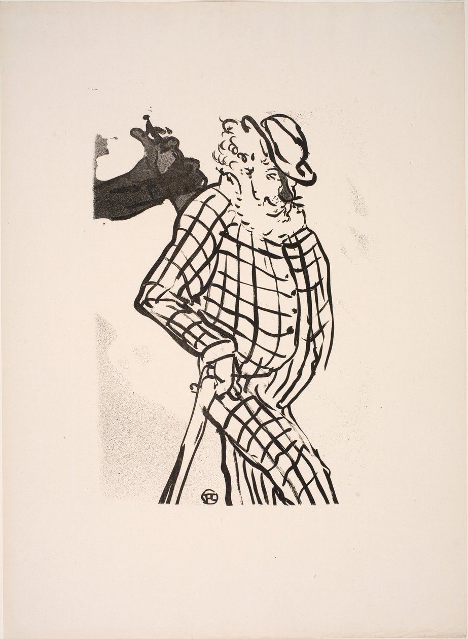 Anglický svérázný komik od Henri de Toulouse Lautrec