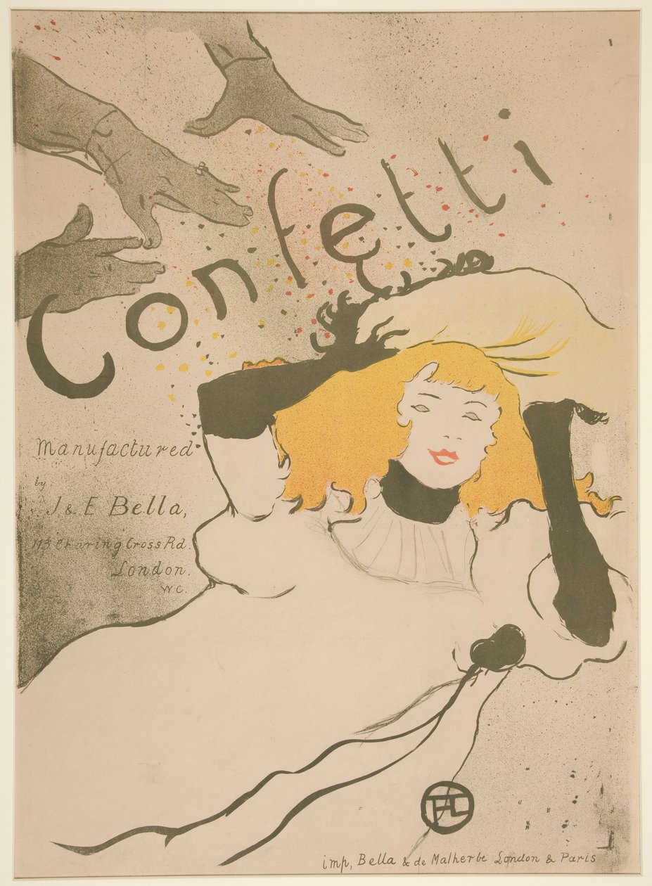 Konfety od Henri de Toulouse Lautrec