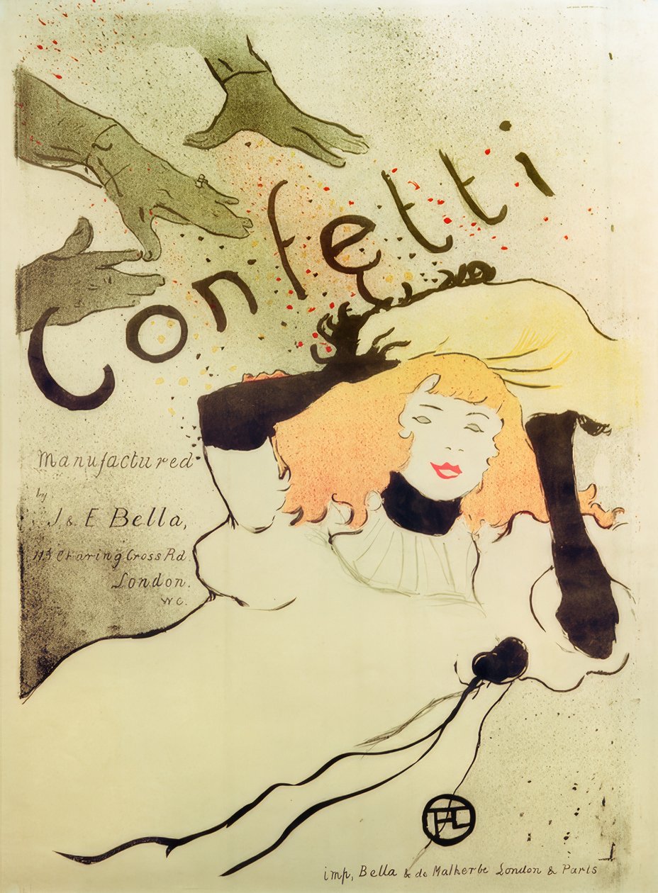 Konfety od Henri de Toulouse Lautrec