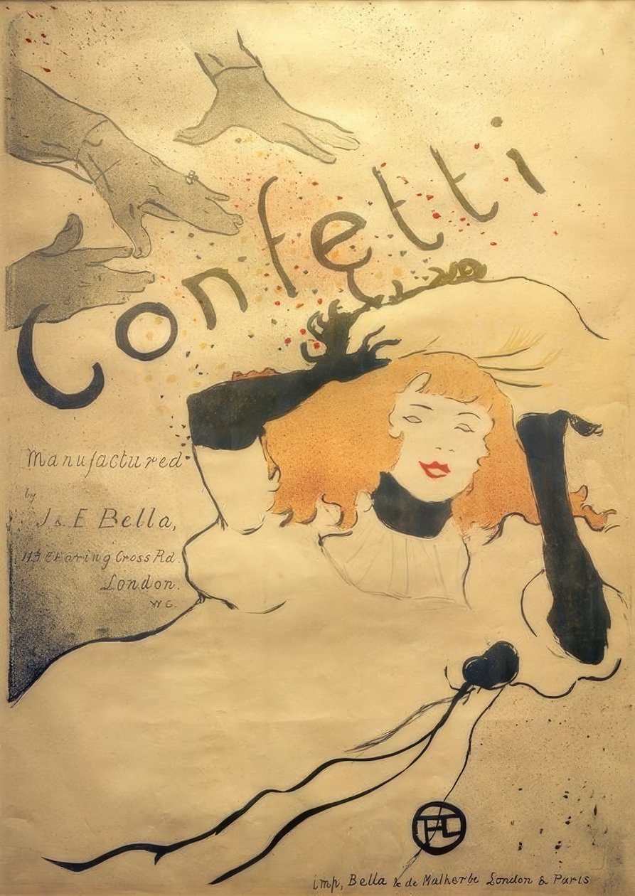 Konfety od Henri de Toulouse Lautrec