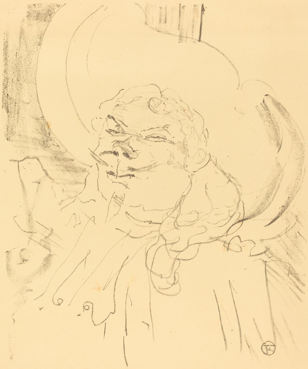 Coquelin starší (Coquelin aine) od Henri de Toulouse Lautrec