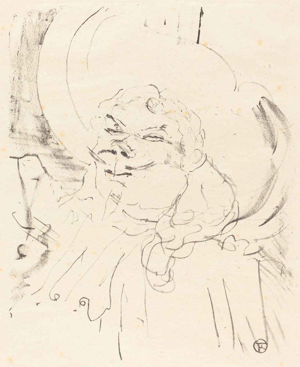 Coquelin starší Coquelin aine, 1896. od Henri de Toulouse Lautrec