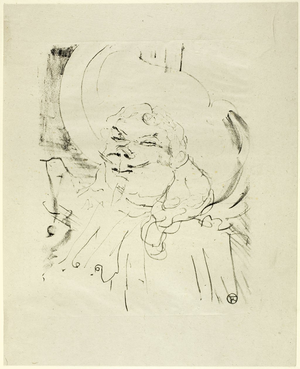 Coquelin starší, z Treize Lithographies od Henri de Toulouse Lautrec