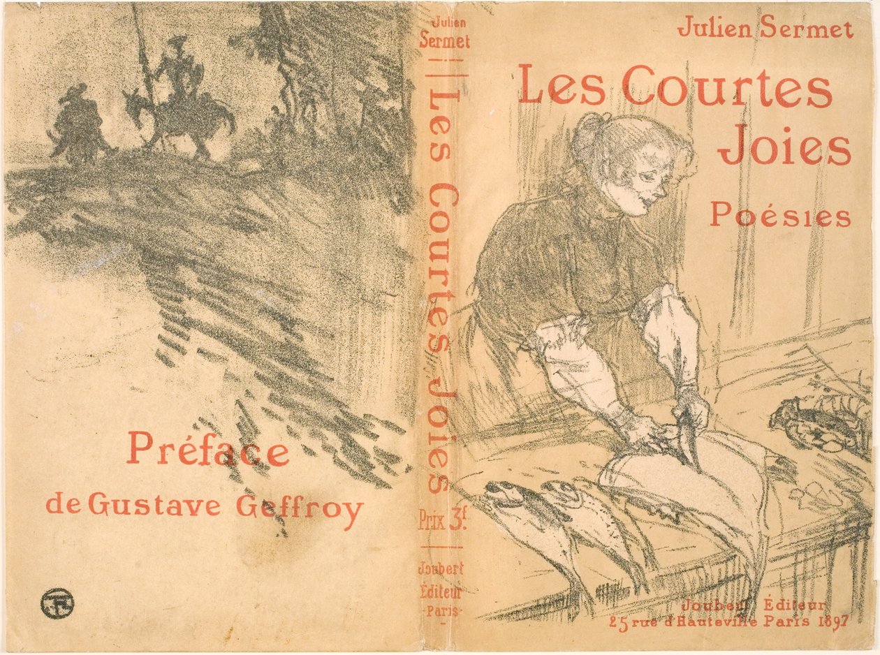 Obálka pro The Short Joys od Henri de Toulouse Lautrec