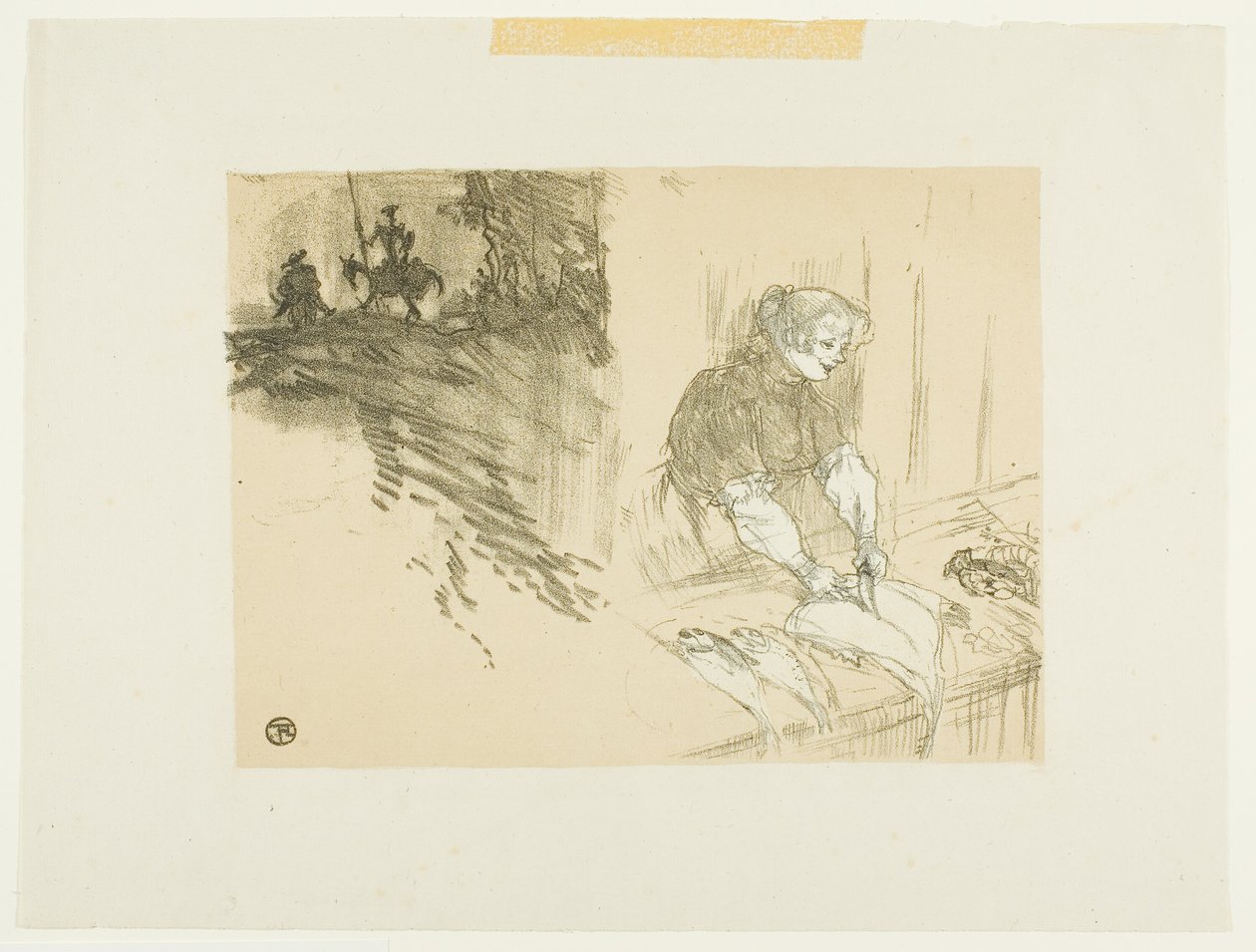 Obal pro Les Courtes Joys od Henri de Toulouse Lautrec
