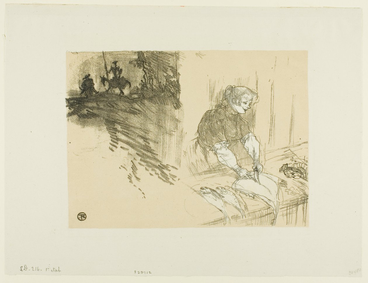 Obal pro Les Courtes Joys od Henri de Toulouse Lautrec
