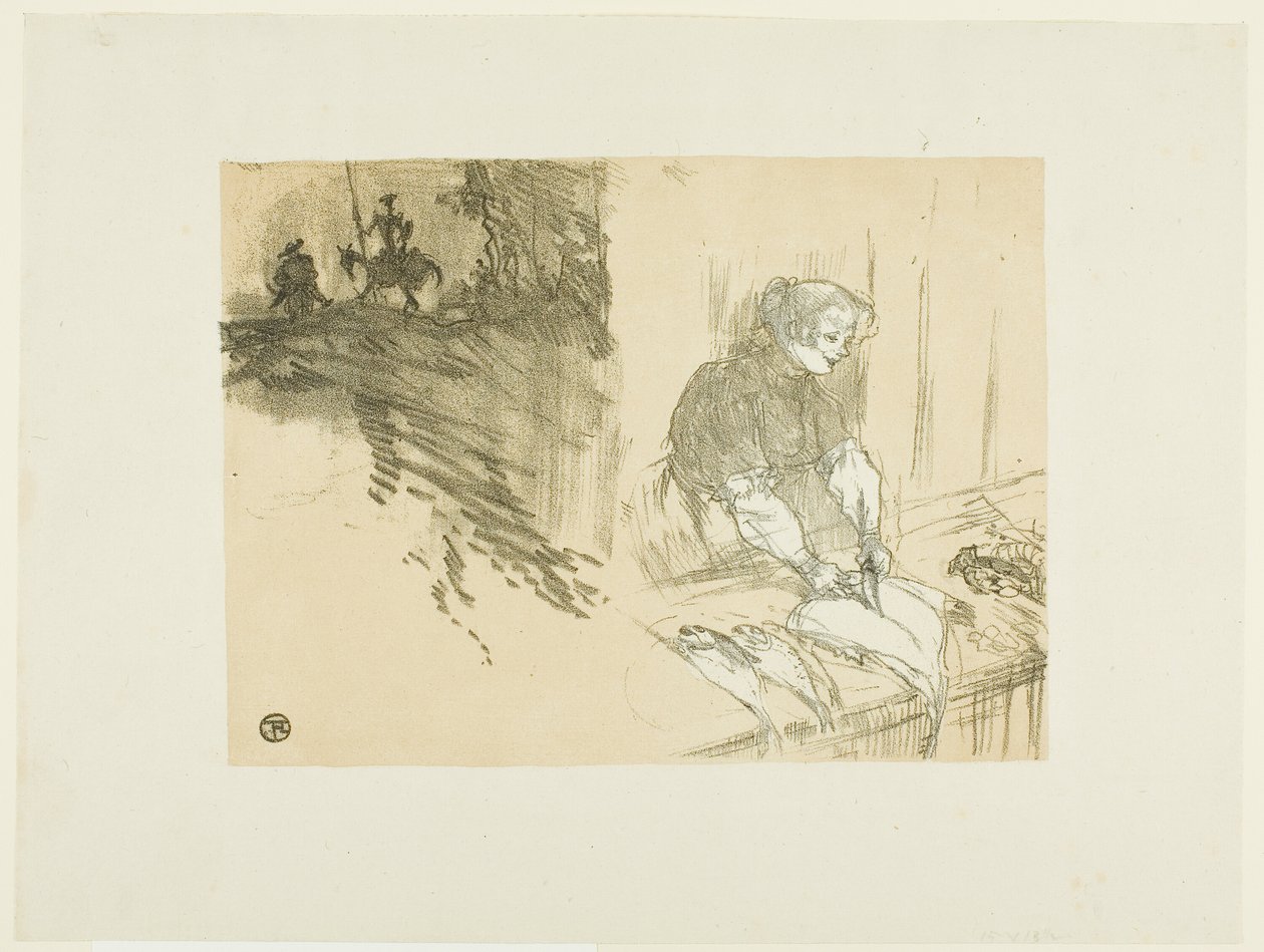 Obal pro Les Courtes Joys od Henri de Toulouse Lautrec