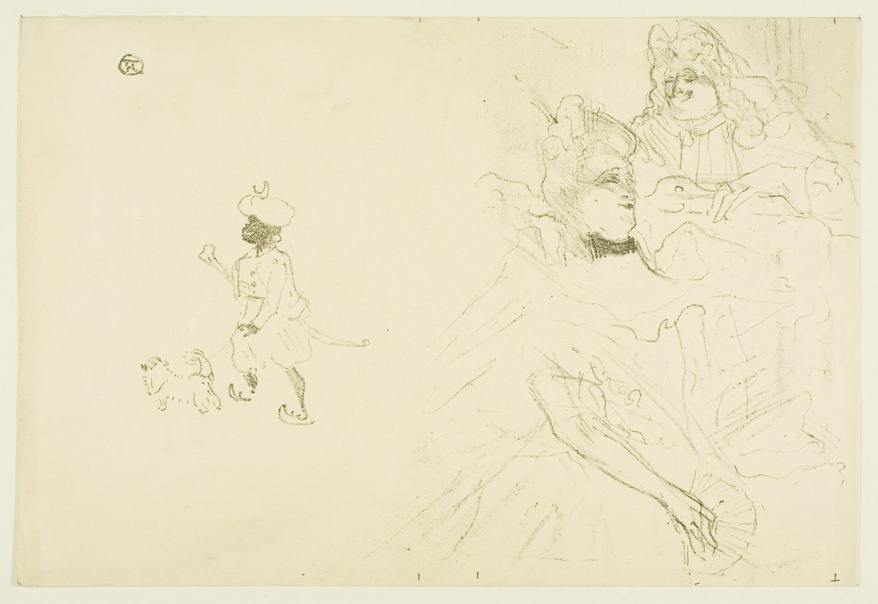 Obálka knihy Příklad zamilované Ninon de Lenclos od Henri de Toulouse Lautrec