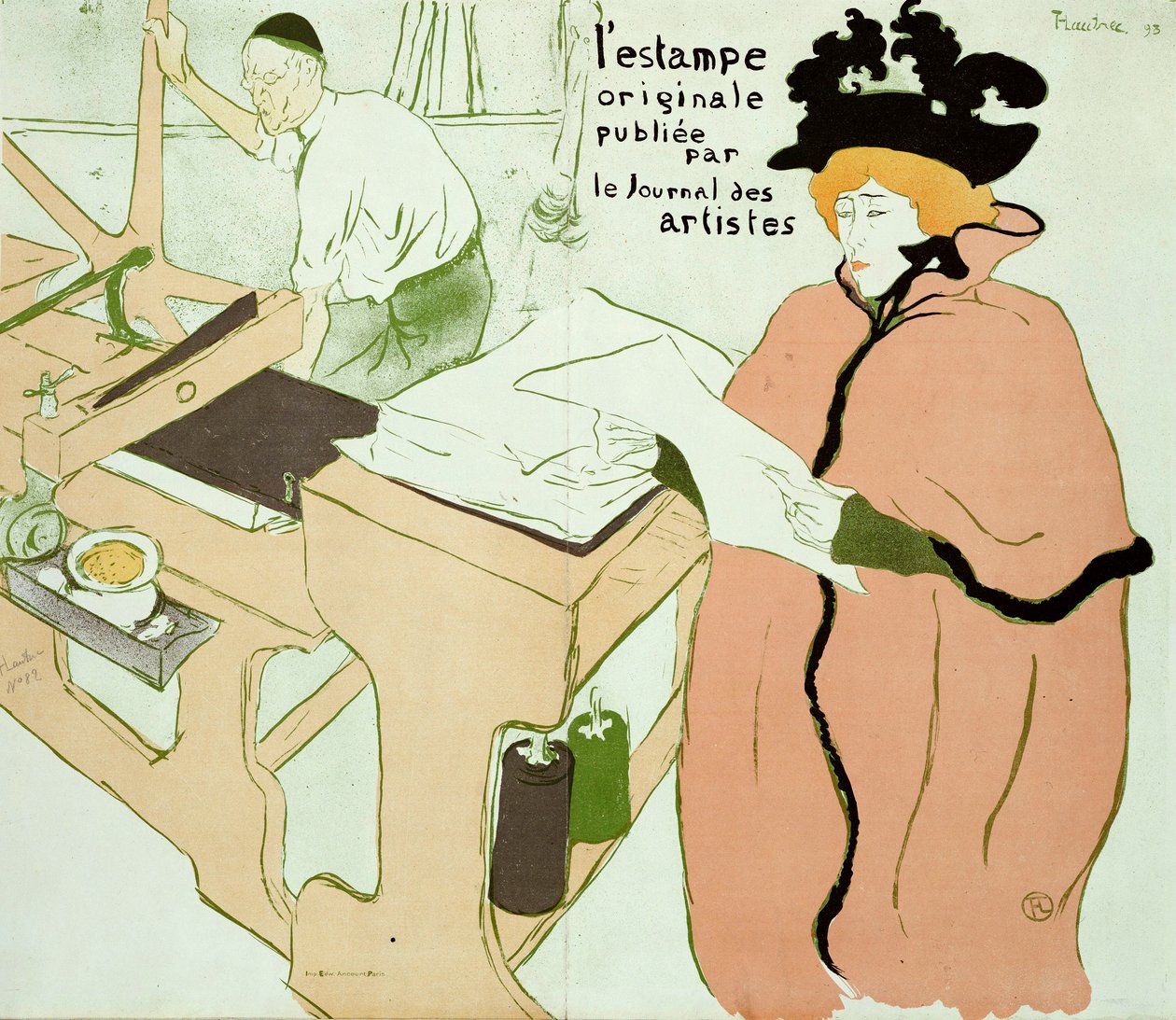 Obálka pro "l"Original Print", 1893 od Henri de Toulouse Lautrec