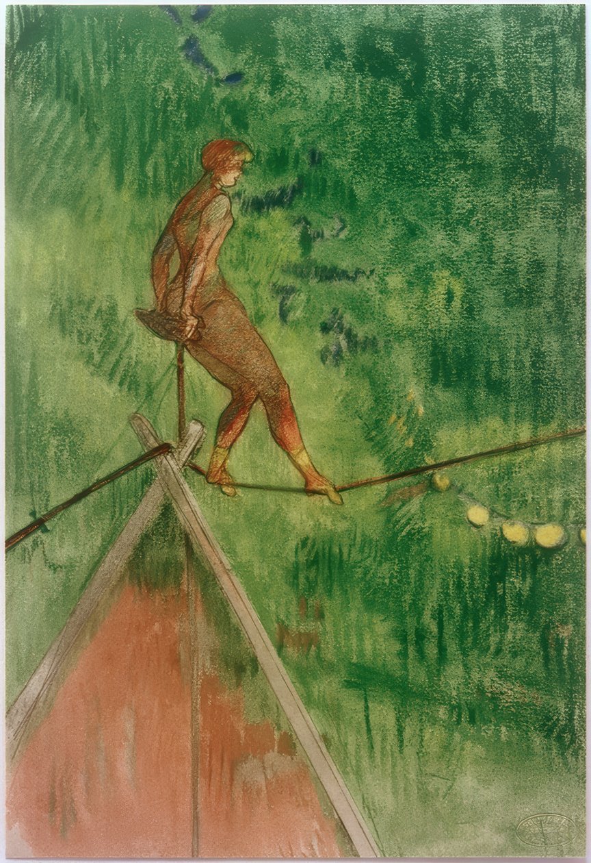 Tanečnice na laně od Henri de Toulouse Lautrec