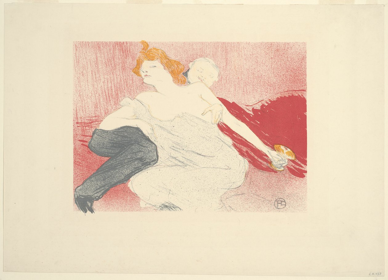 Zhýralost (druhá deska) od Henri de Toulouse Lautrec