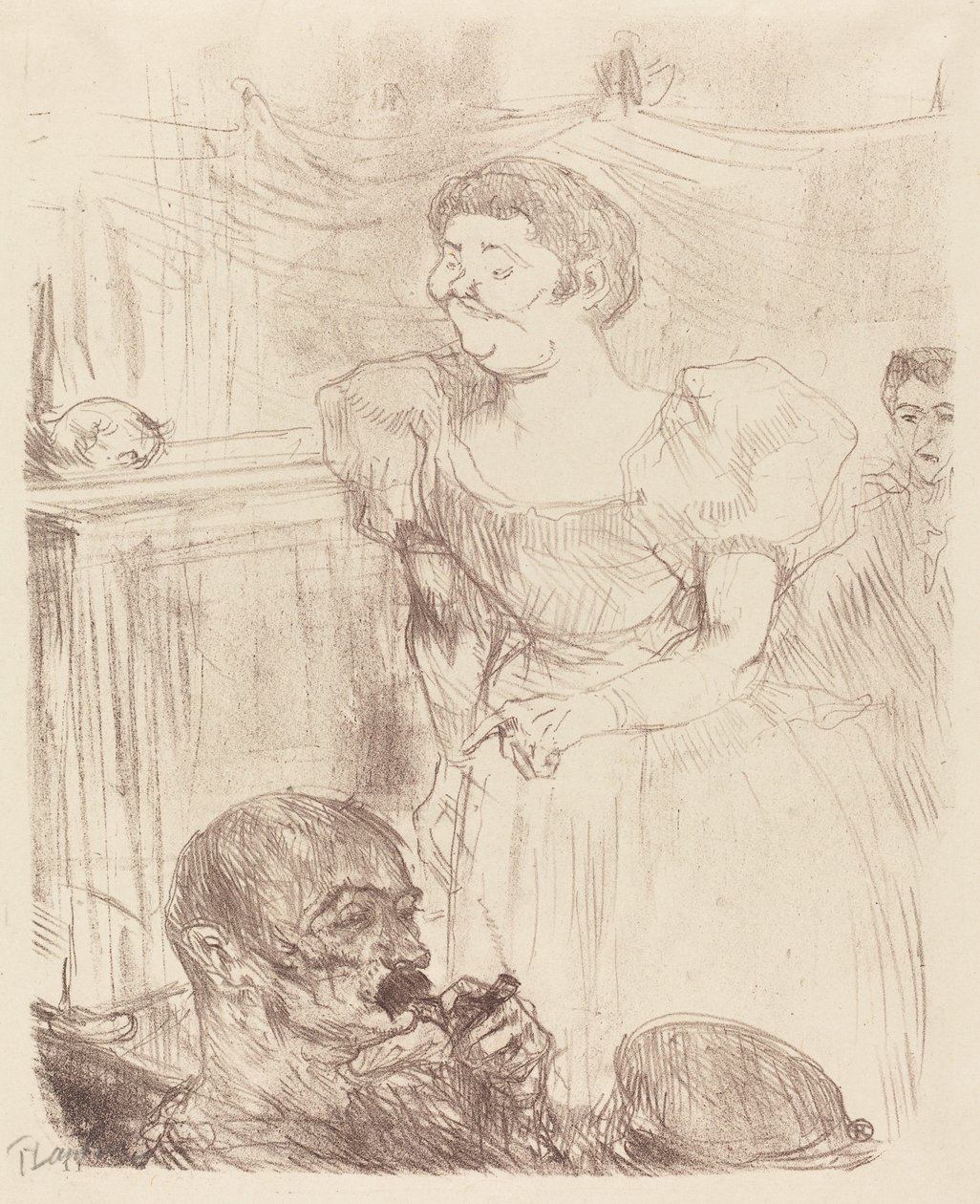 Di Ti Fellow - Angličané na Cafe-Concert Di Ti Fellow - Anglaise au Café-Concert, 1898. od Henri de Toulouse Lautrec