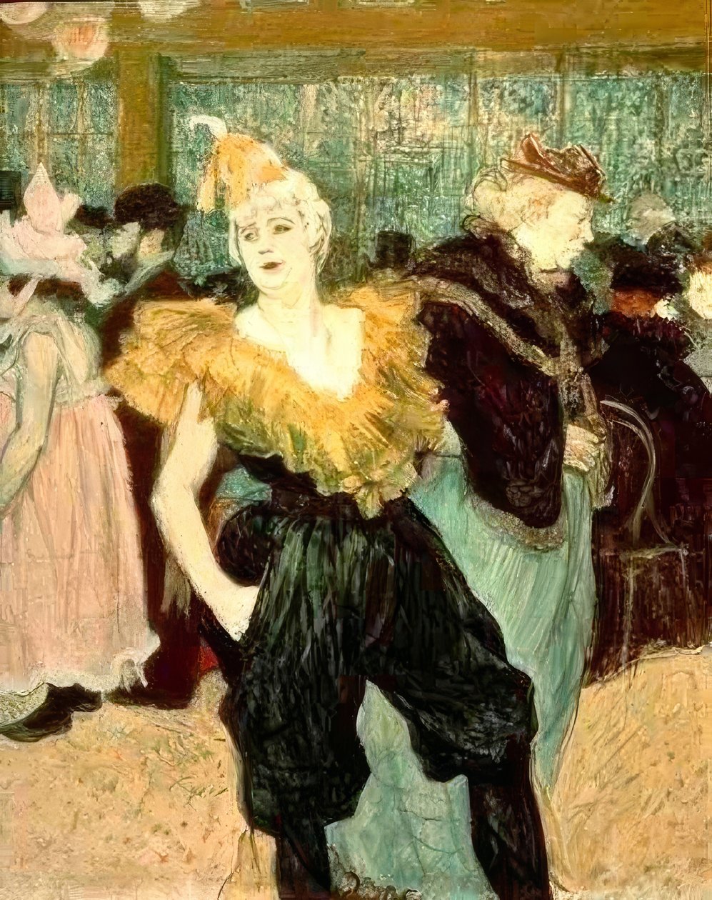 Die Clownesse Cha-U-Kao od Henri de Toulouse Lautrec
