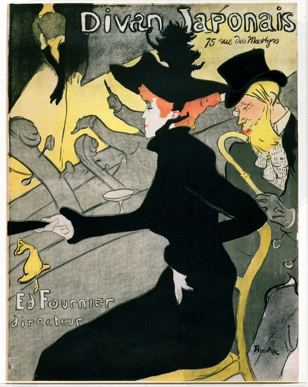 Japonský gauč, 1893 od Henri de Toulouse Lautrec