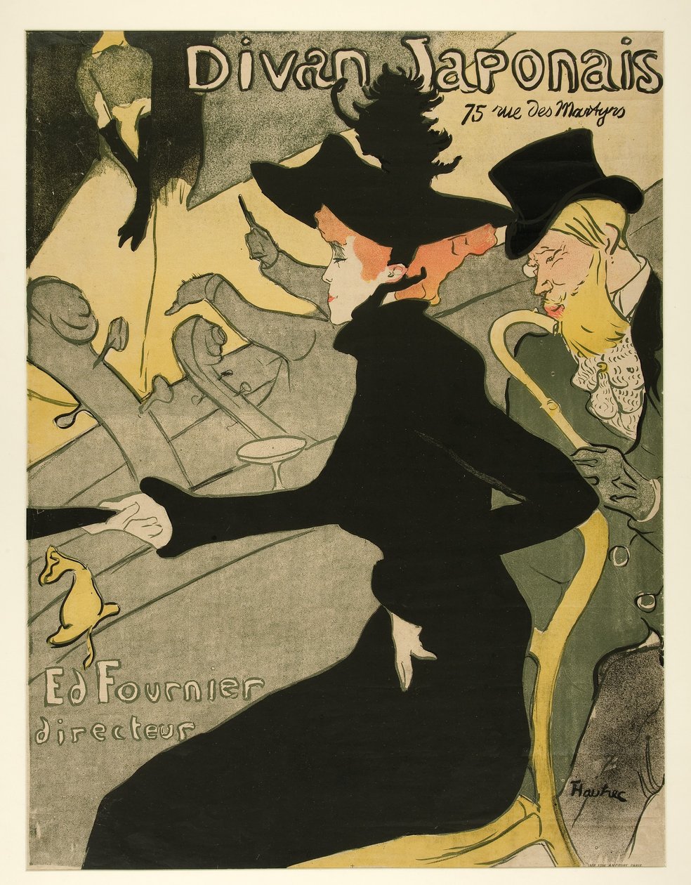 Japonská pohovka, hospoda. 1892 od Henri de Toulouse Lautrec