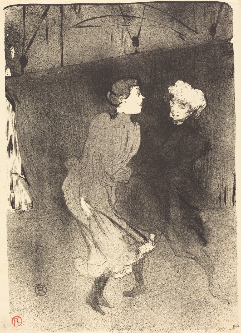 Zkouška šatů ve Folies-Bergere Zkouška šatů ve Folies-Bergere, 1893. od Henri de Toulouse Lautrec