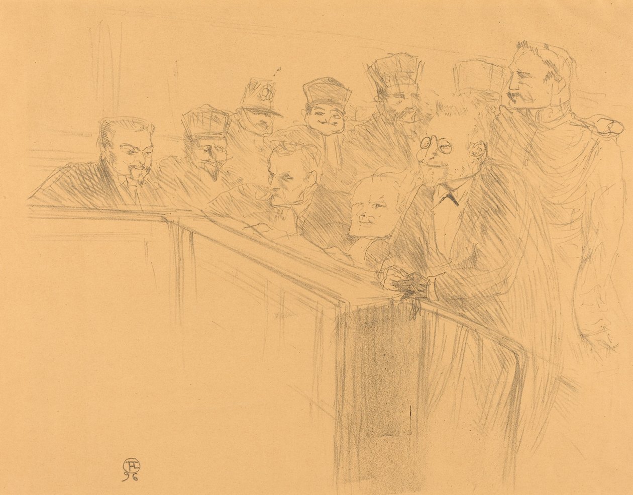 Dupas Deposition Deposition Dupas, 1896. od Henri de Toulouse Lautrec