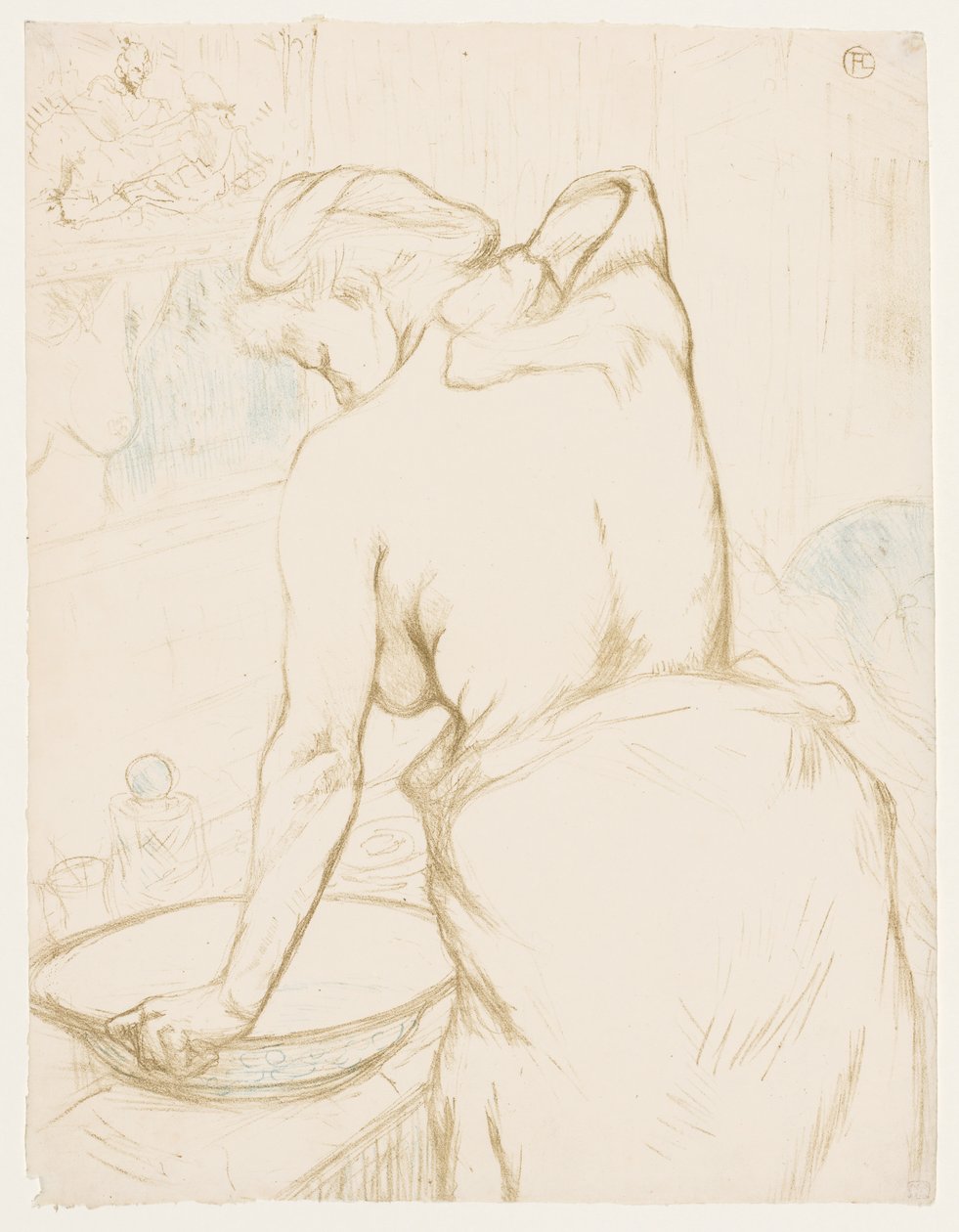 Elles: The Toilet, 1896. od Henri de Toulouse Lautrec