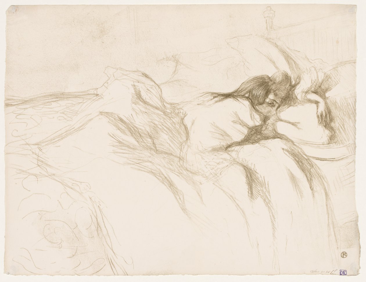 Elles: Spící žena od Henri de Toulouse Lautrec