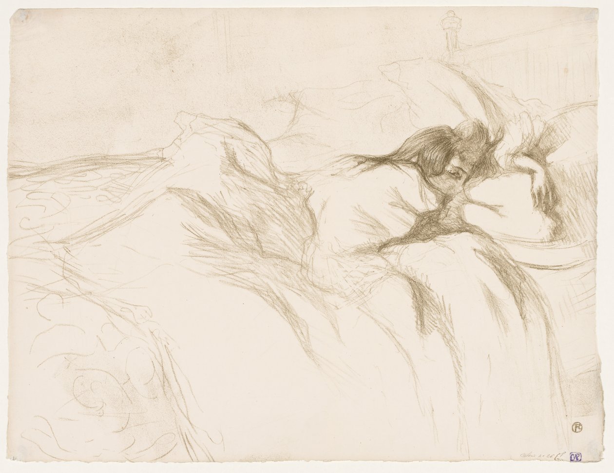 Elles: Spící žena, 1896. od Henri de Toulouse Lautrec