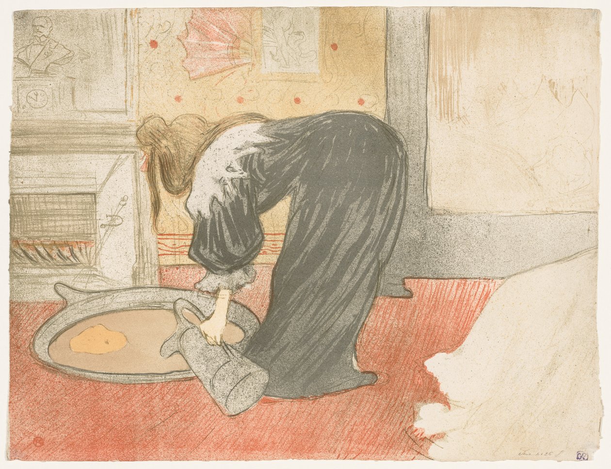 Elles: Žena ve vaně od Henri de Toulouse Lautrec