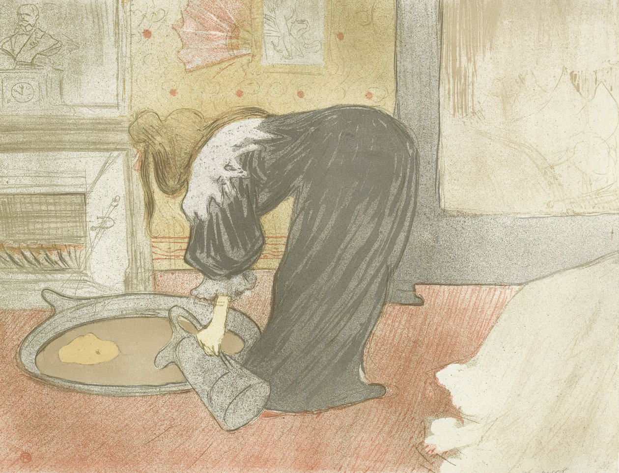 Elles: Žena u vany od Henri de Toulouse Lautrec