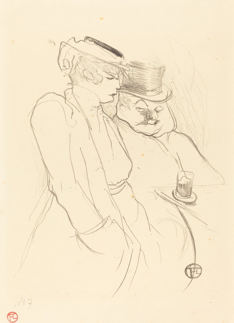 Ve čtyřiceti, 1893. od Henri de Toulouse Lautrec