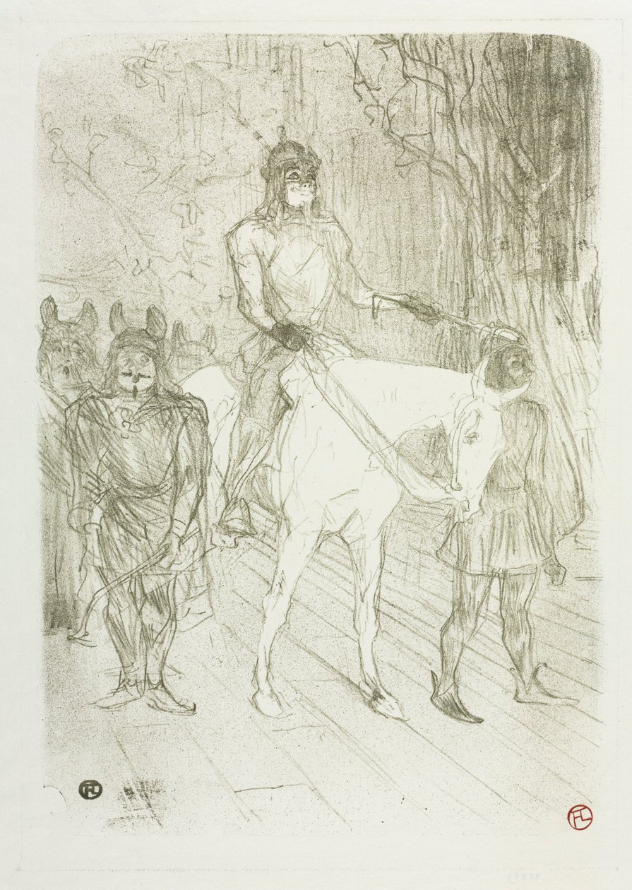 Brasseurův vchod v Chilpéricu od Henri de Toulouse Lautrec