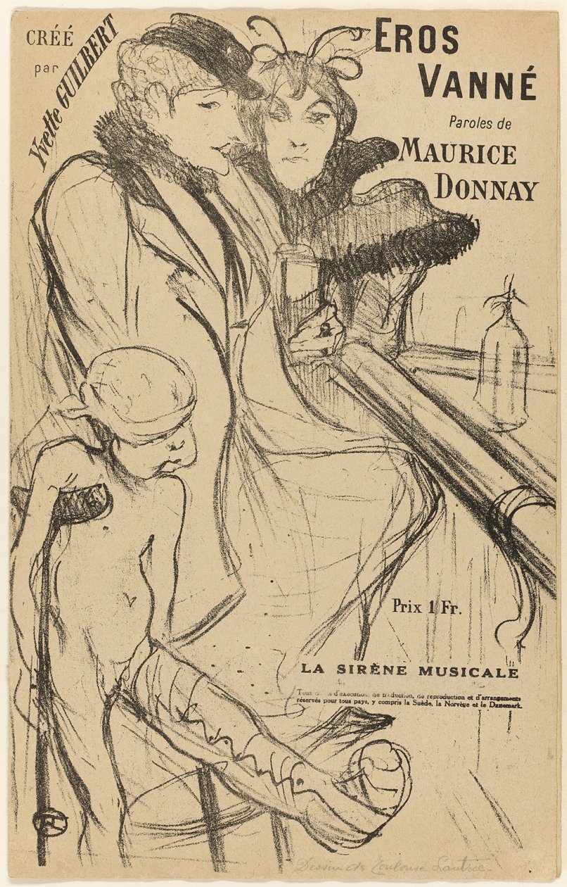 eros vanne od Henri de Toulouse-Lautrec