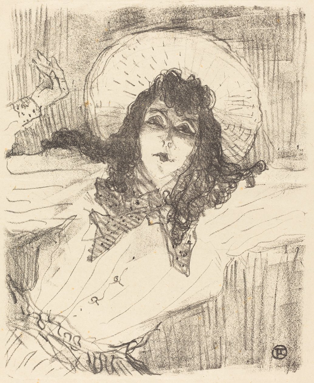 Eva Lavalliere, 1896. od Henri de Toulouse Lautrec