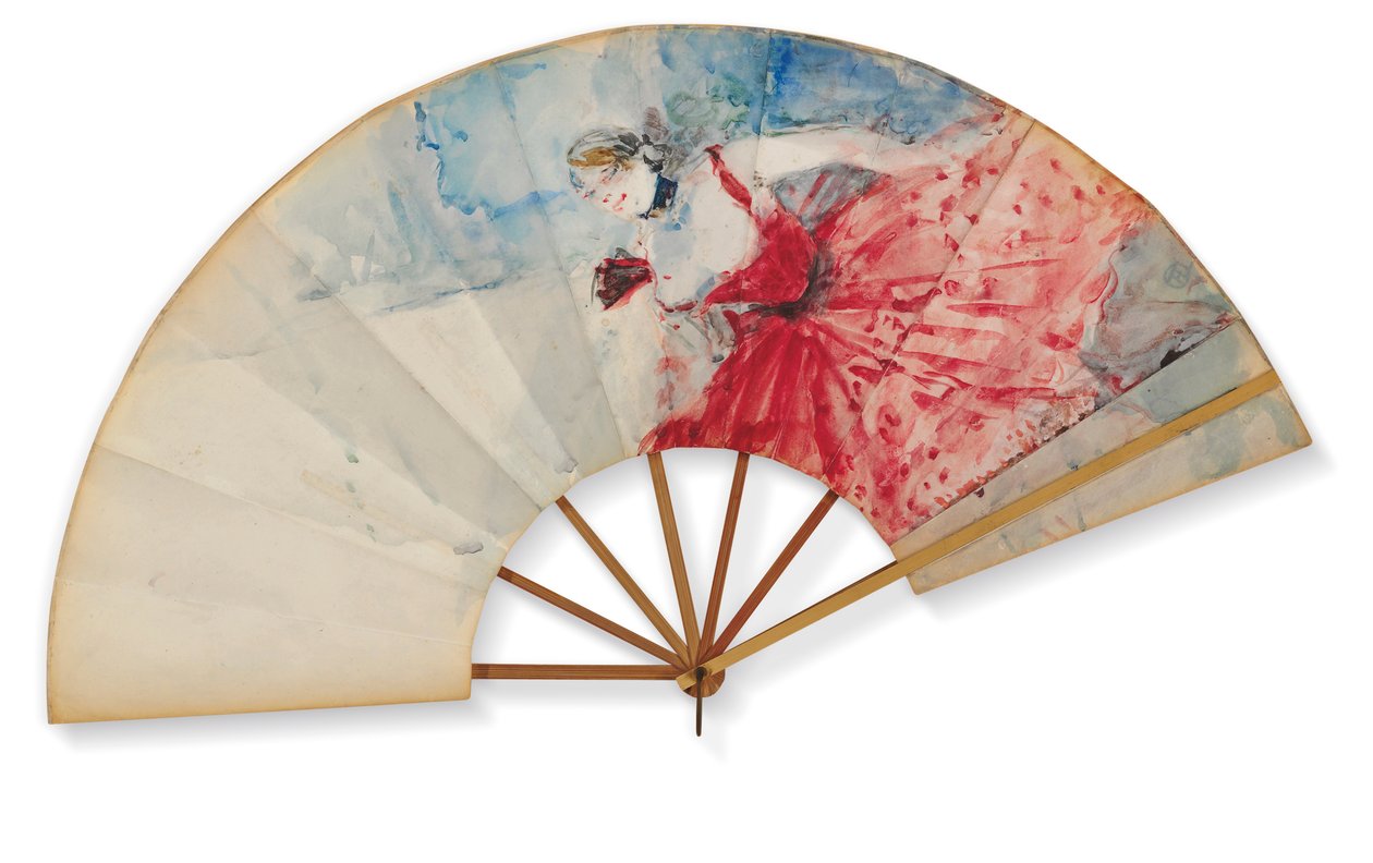 Eventail, kolem roku 1892 od Henri de Toulouse Lautrec