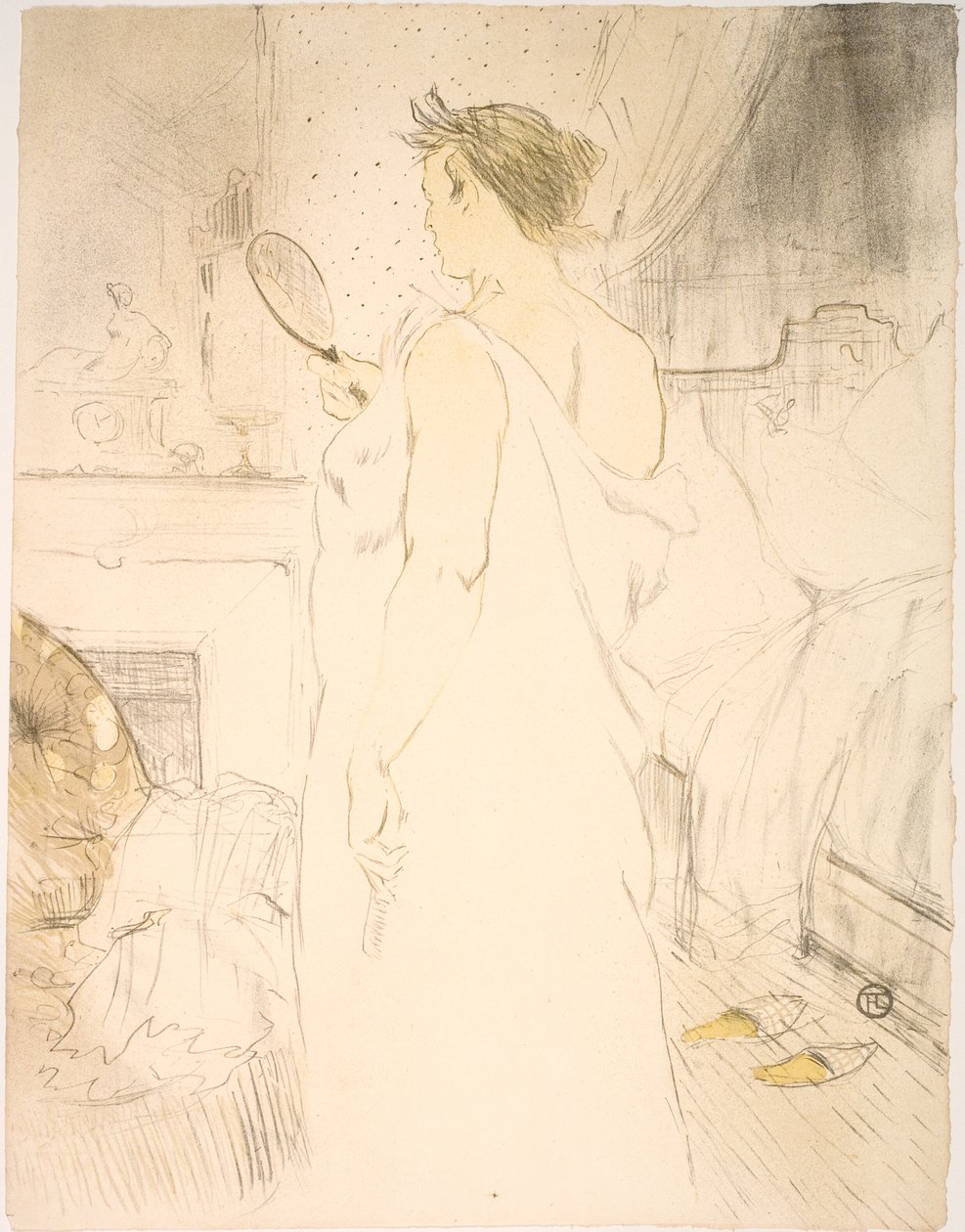 Zmrzlina žena, ruční zmrzlina od Henri de Toulouse Lautrec