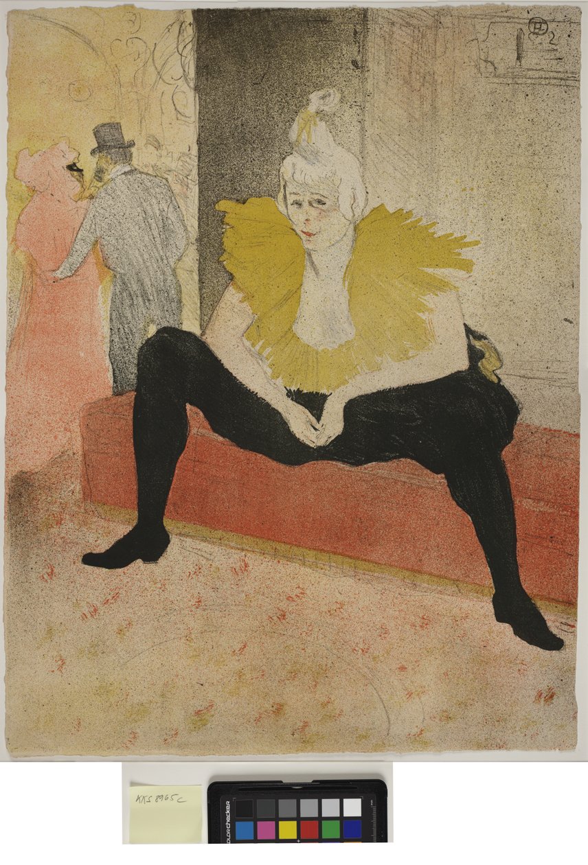 Žena na podnose, Snídaně, Madame Baron a Mademoiselle Popo od Henri de Toulouse Lautrec