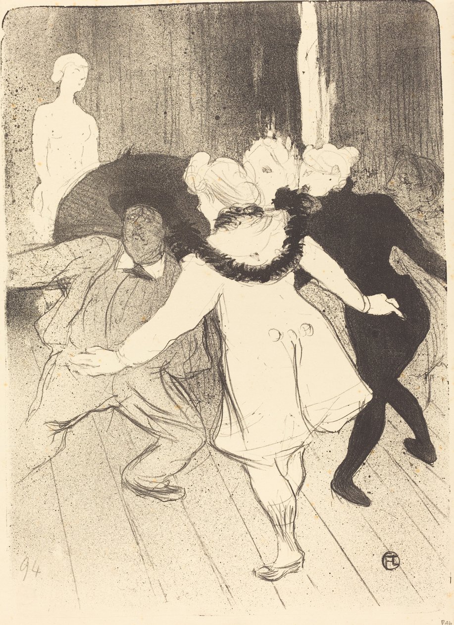 Folies-Bergere: Censors of M. Prudhomme Folies-Bergere: Les pudeurs de..., 1893. od Henri de Toulouse Lautrec