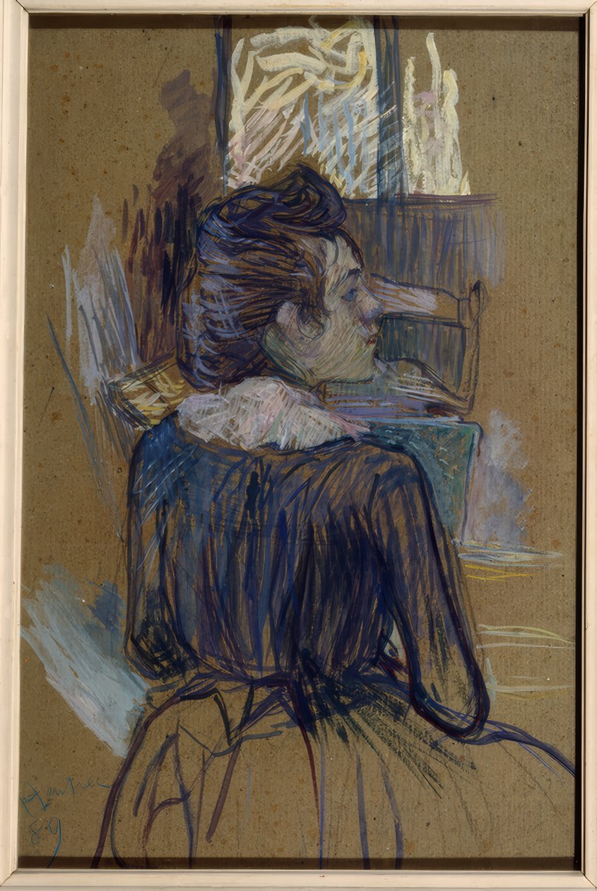 Žena u okna od Henri de Toulouse Lautrec
