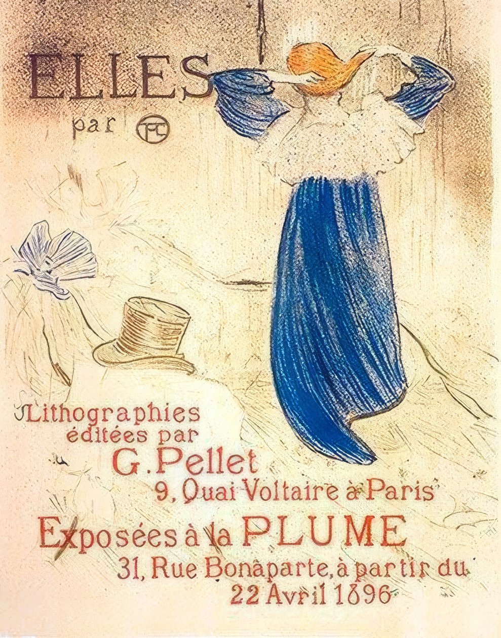 Frontispis pro Elles od Henri de Toulouse Lautrec