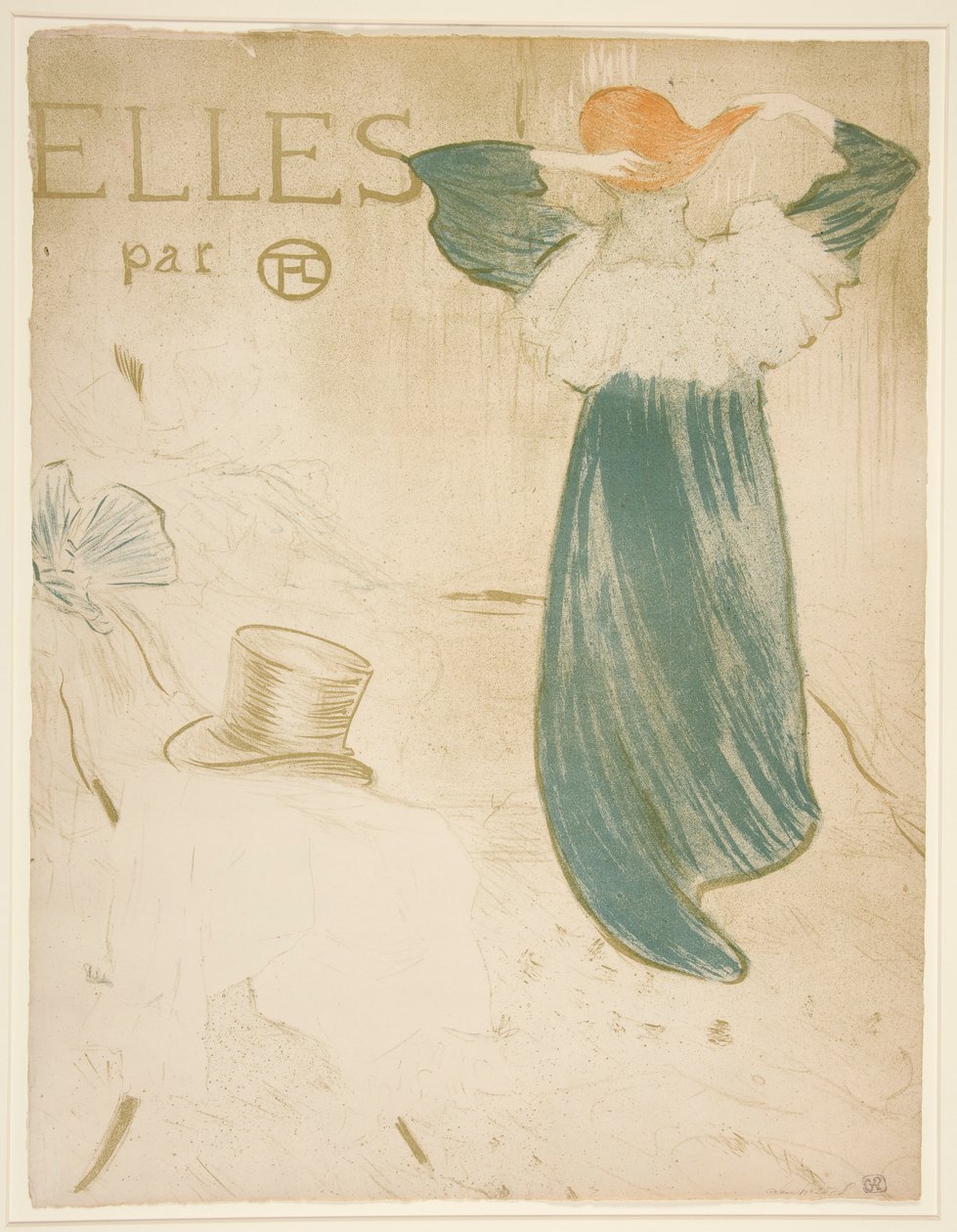 Frontispis pro Elles od Henri de Toulouse Lautrec