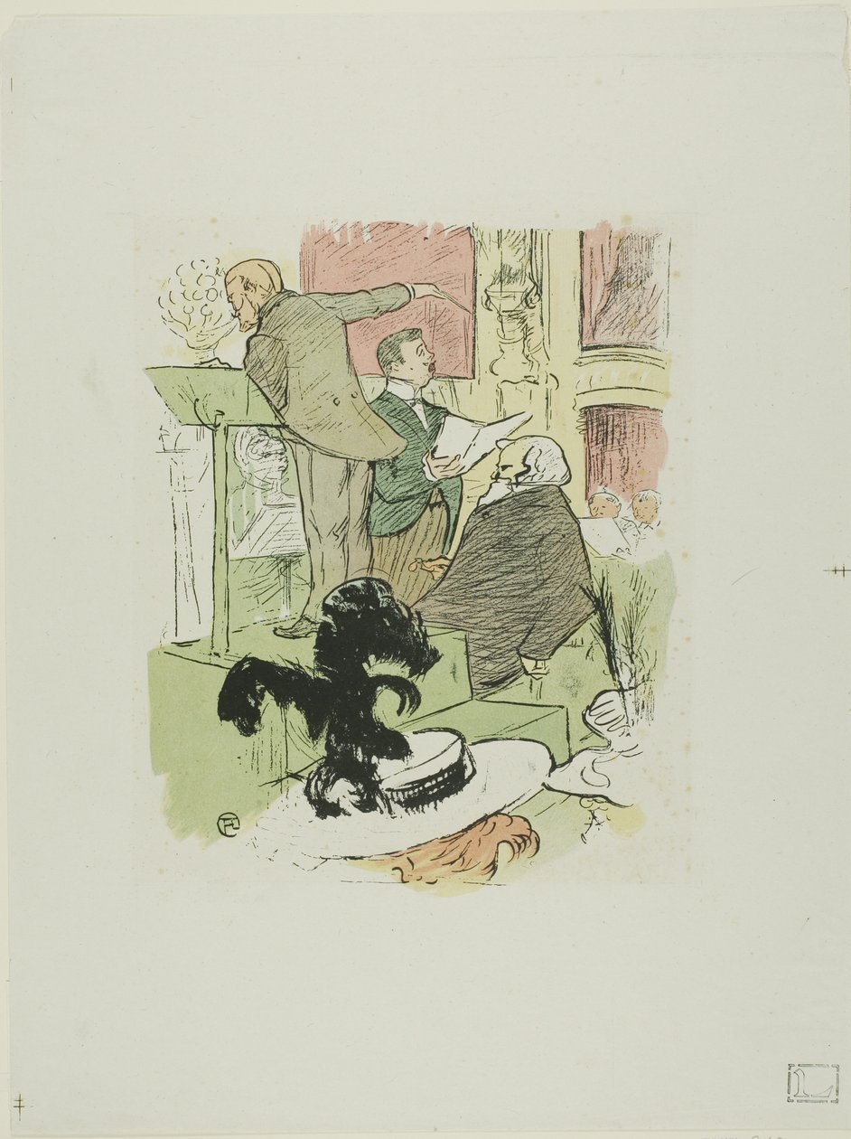 Velké operní koncerty: Ambroise Thomas na zkoušce Françoise de Rimini od Henri de Toulouse Lautrec