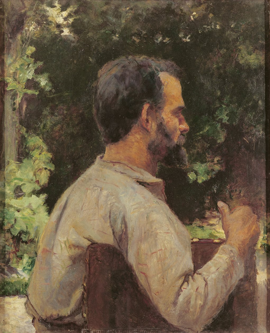 Hlava muže, Monsieur Etienne Devismes, 1882 od Henri de Toulouse Lautrec