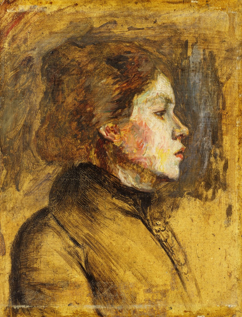 Hlava ženy, 1899 od Henri de Toulouse Lautrec