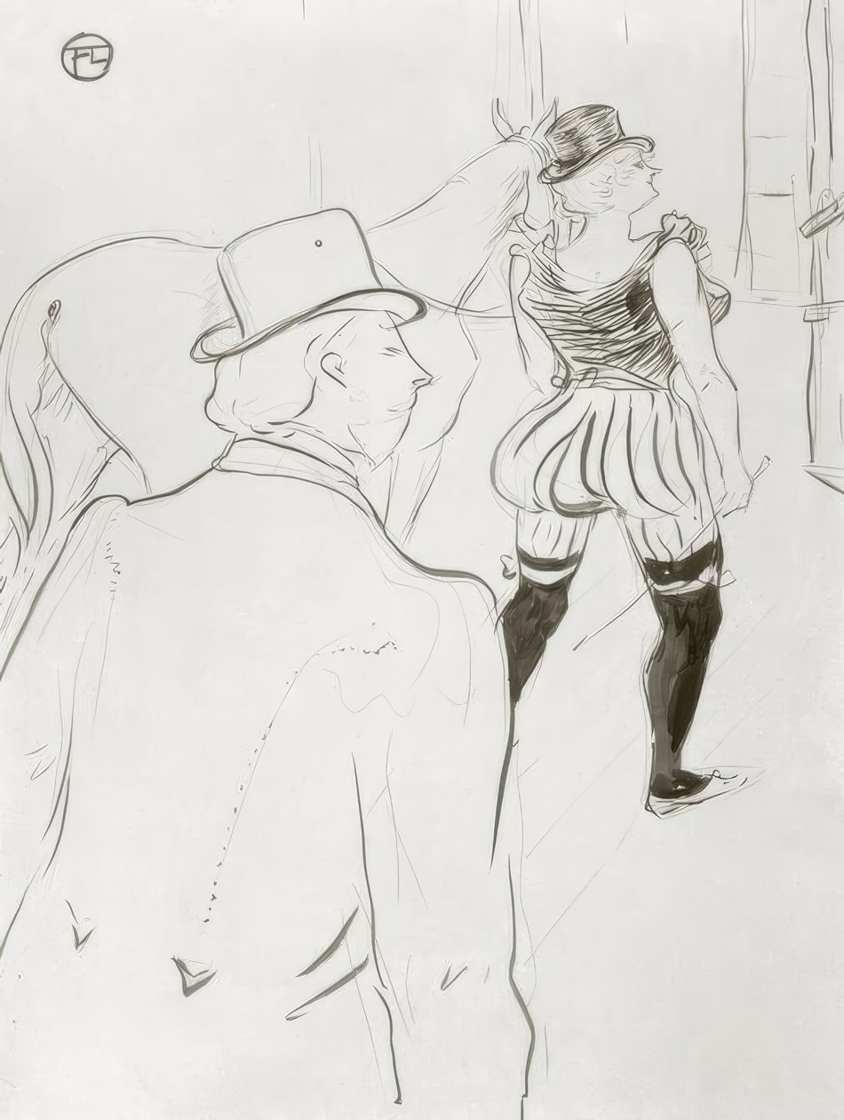 Zákulisí od Henri de Toulouse Lautrec