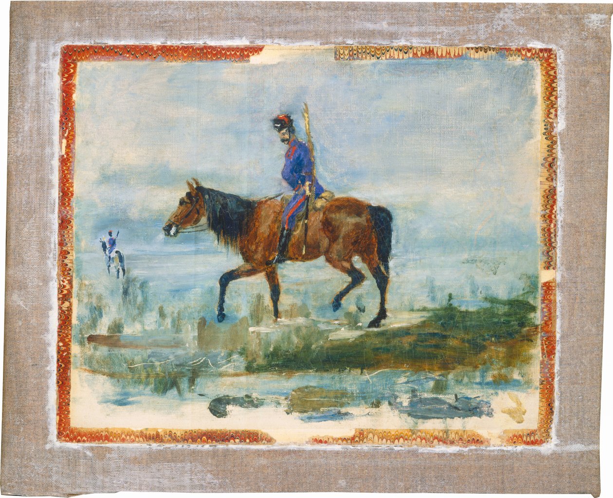 husaři od Henri de Toulouse Lautrec