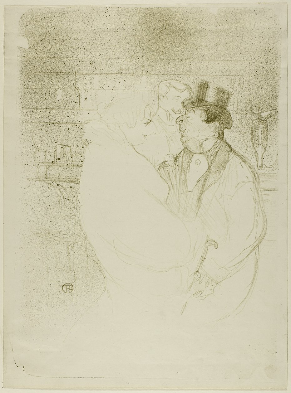 Ida Heath v baru od Henri de Toulouse Lautrec