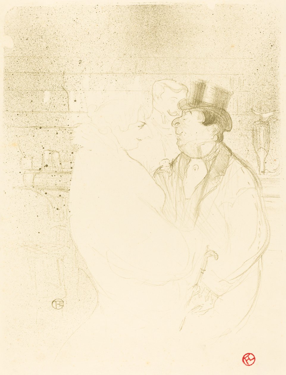 Ida Heath v baru Ida Heath v baru, 1894. od Henri de Toulouse Lautrec