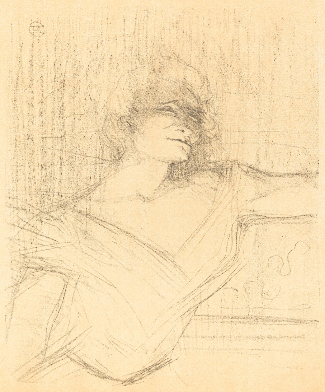 V "La glu" (In "La glu") od Henri de Toulouse Lautrec