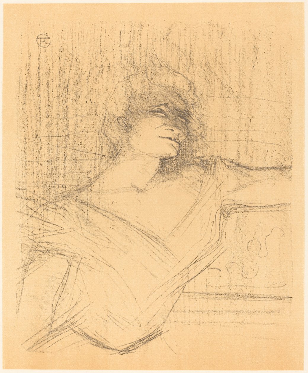 V "La glu" (In "La glu") od Henri de Toulouse Lautrec