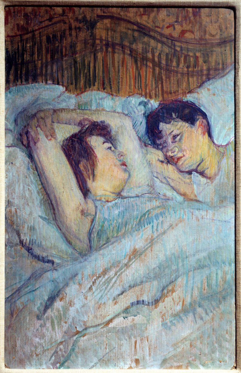 V posteli Obraz Henriho de Toulouse Lautreca (Toulouse-Lautrec od Henri de Toulouse Lautrec